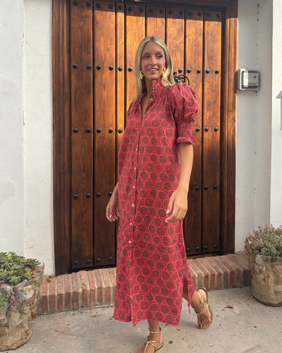 Vestido Comillas rojo