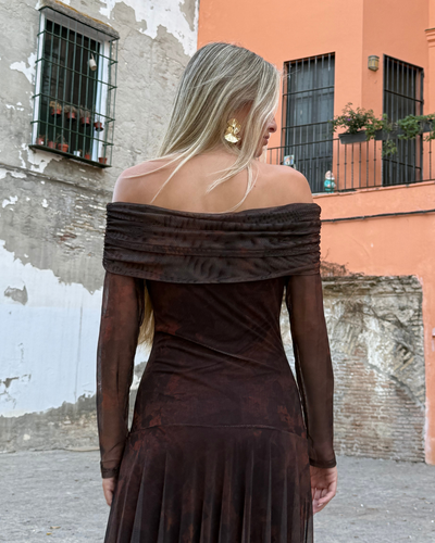 Vestido Burdeos