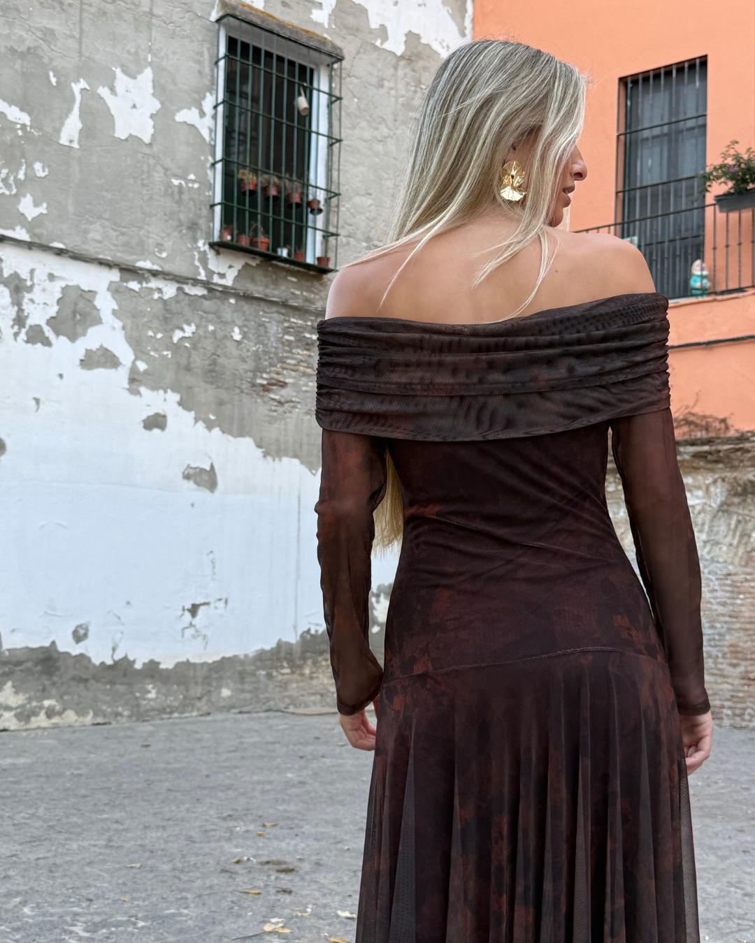 Vestido Burdeos