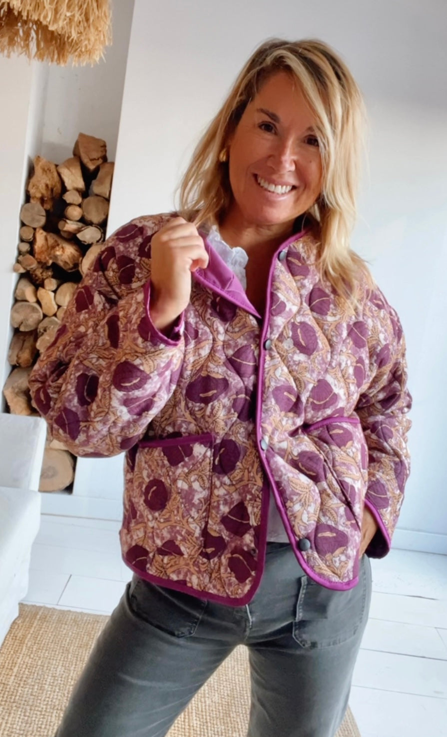 Chaqueta Estoril  morado