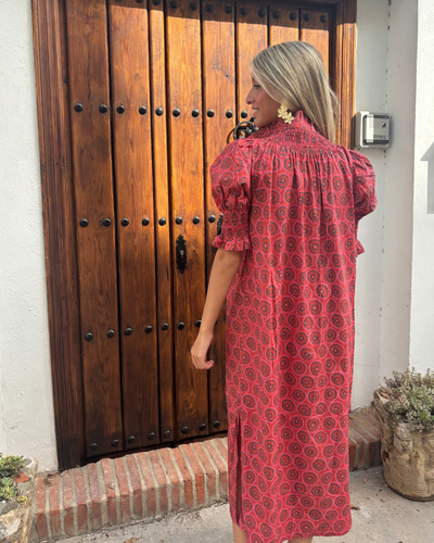 Vestido Comillas rojo