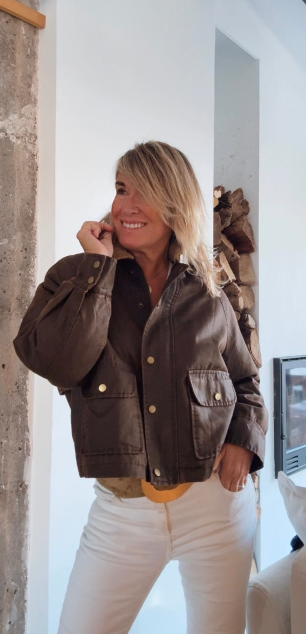 Chaqueta Quirós chocolate