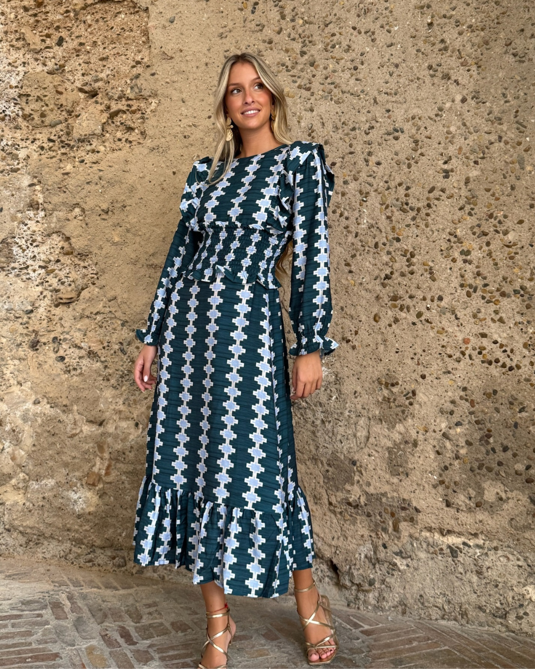 Vestido Covadonga azul