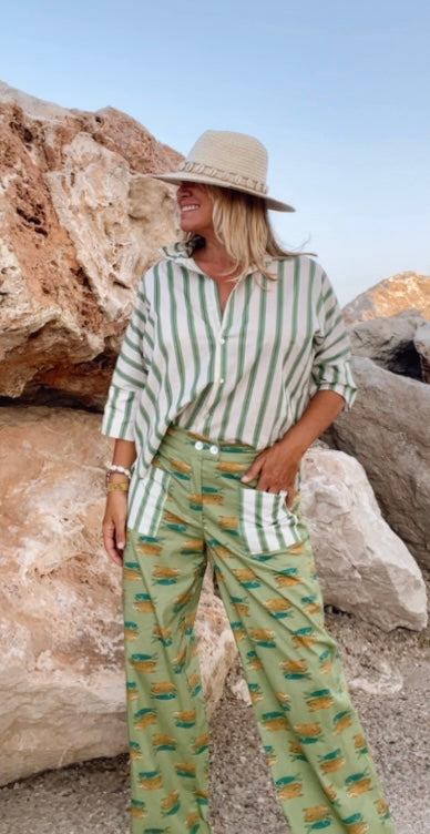 Pantalón Formentera verde