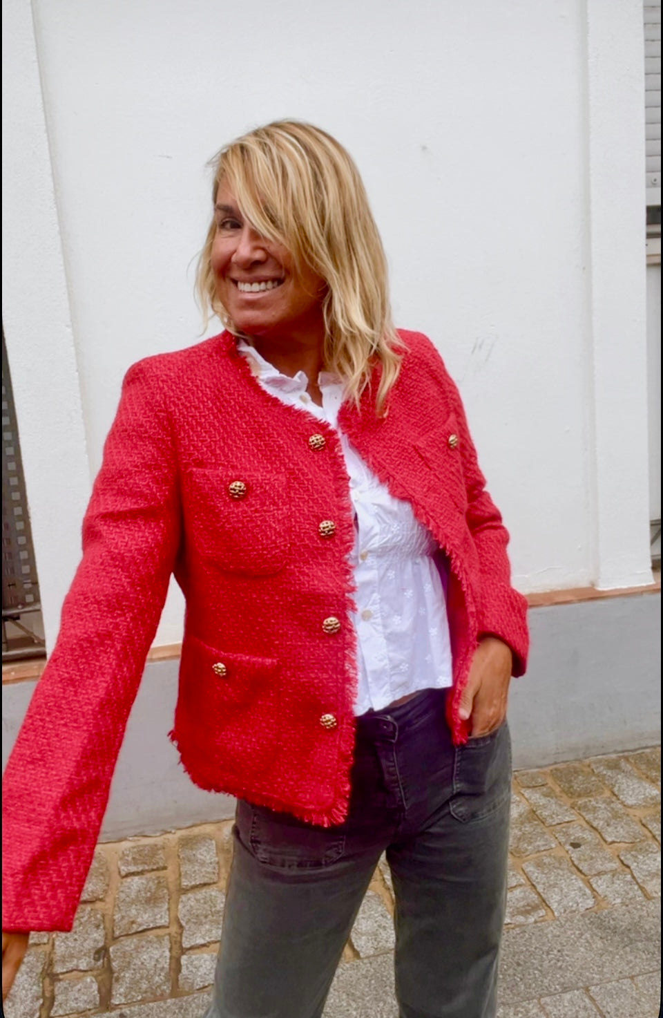 Chaqueta tweed