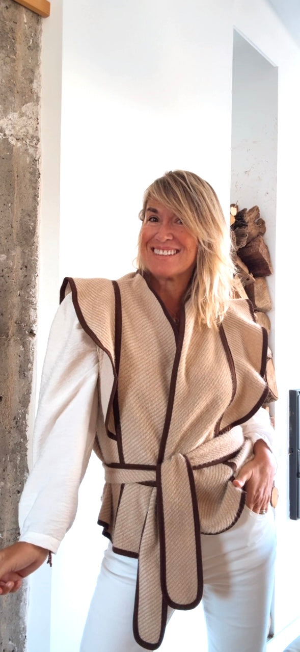 Chaleco Oviedo beige