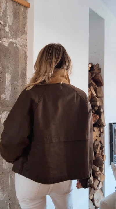 Chaqueta Quirós chocolate