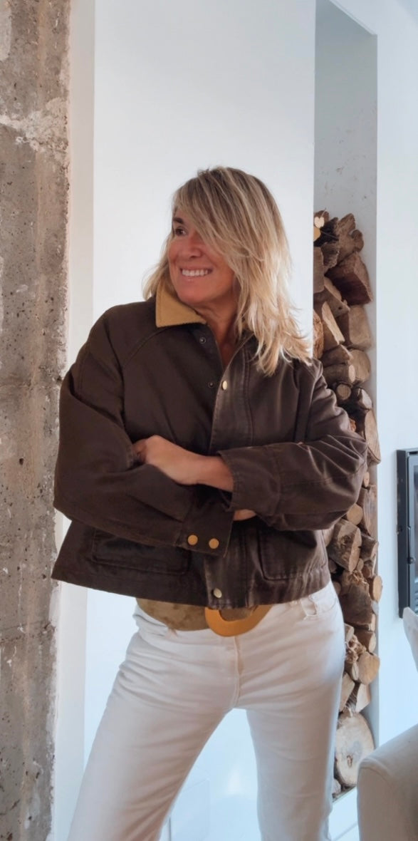 Chaqueta Quirós chocolate