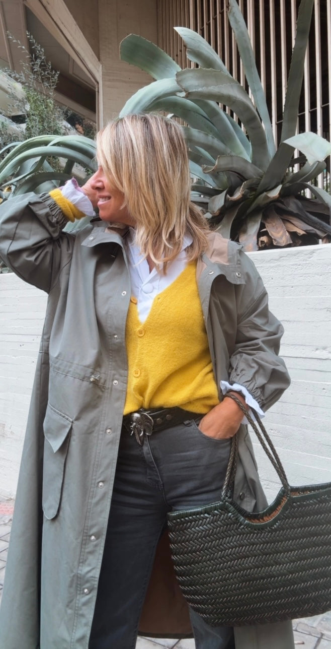 Bolso Capricho kaki  PEQUEÑO