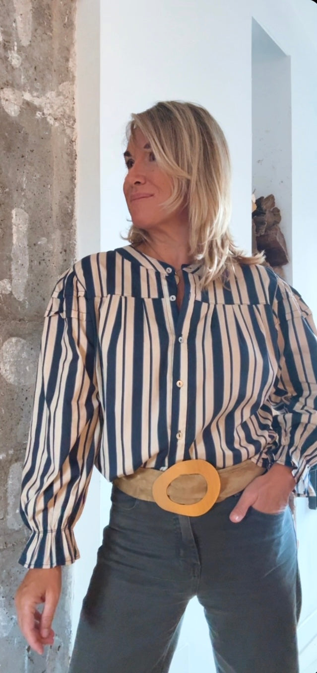 Blusa Aquitania marino