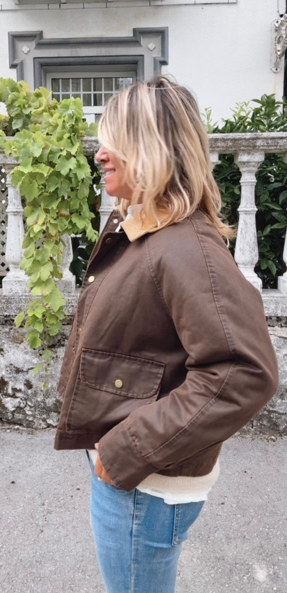 Chaqueta Quirós chocolate