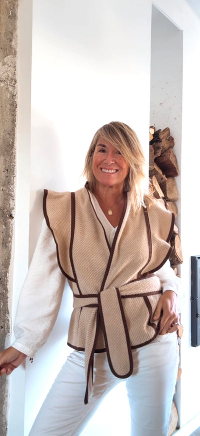 Chaleco Oviedo beige