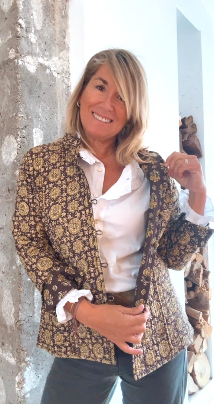Chaqueta Coimbra choco