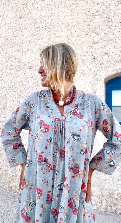 Vestido Tarifa  gris