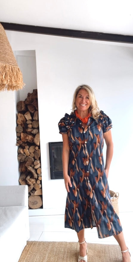 Vestido jimena  gris