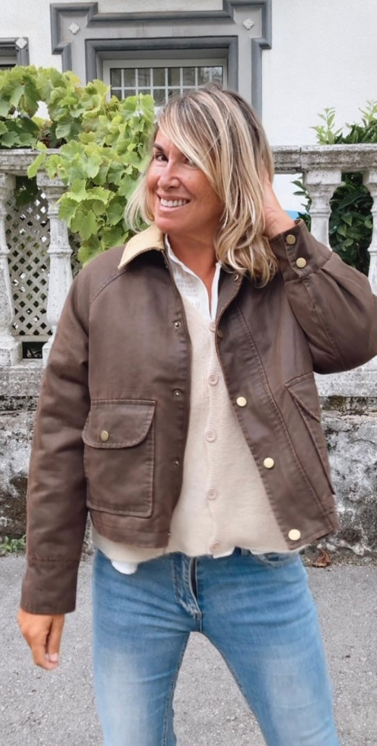 Chaqueta Quirós chocolate