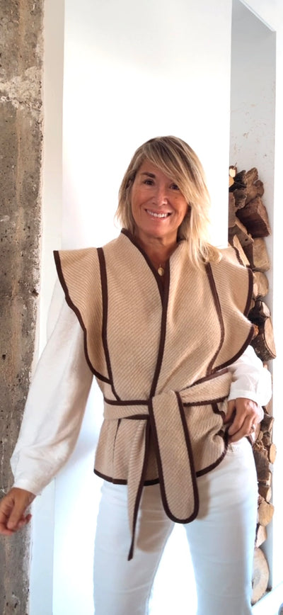 Chaleco Oviedo beige