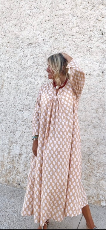 Vestido Tarifa  beige