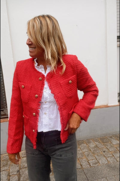 Chaqueta tweed