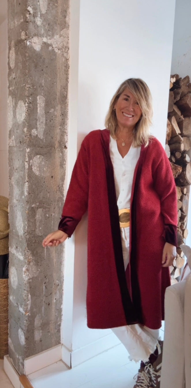 Kimono Maison granate