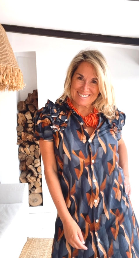 Vestido jimena  gris