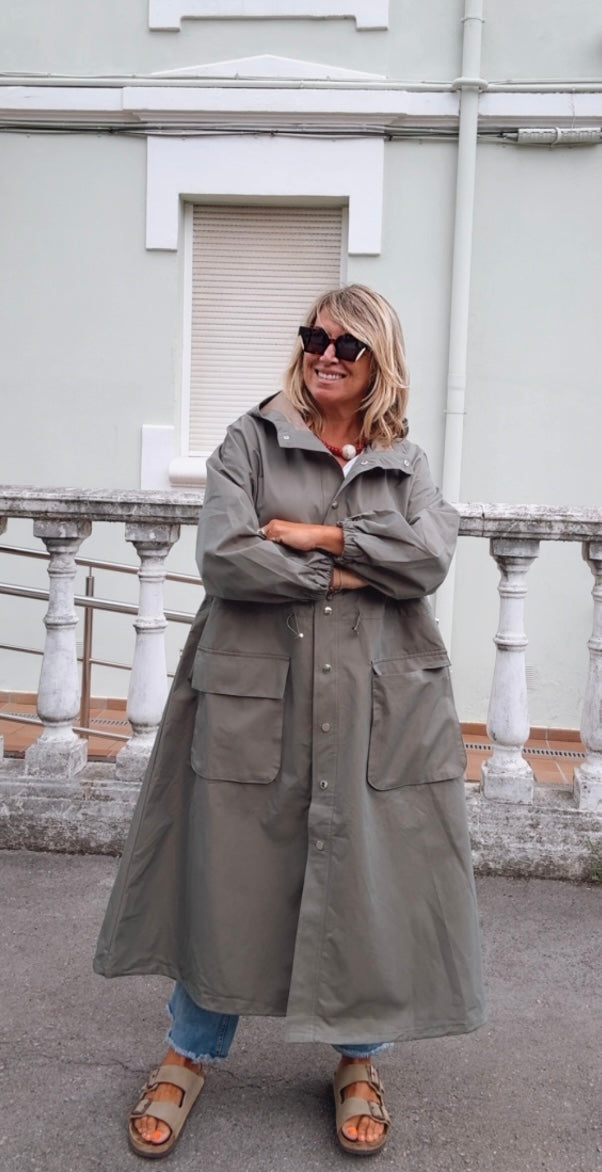 Gabardina Cudillero verde