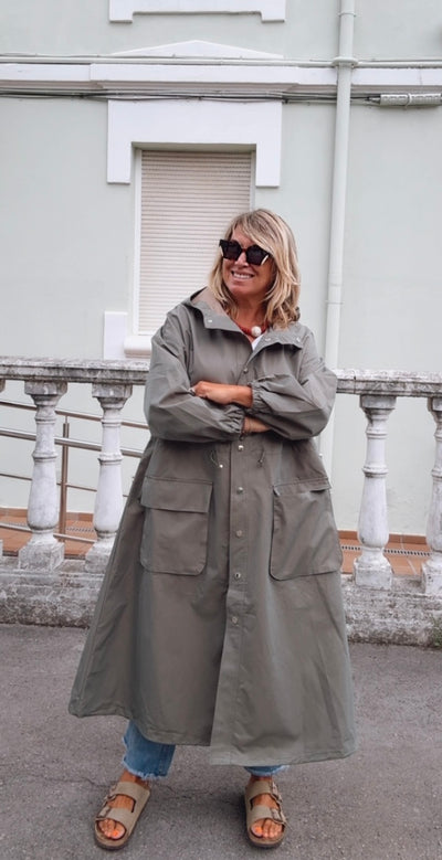 Gabardina Cudillero verde