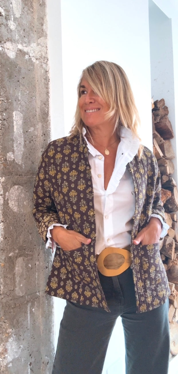 Chaqueta Coimbra choco