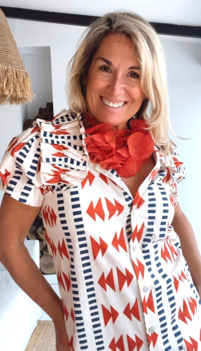Vestido hamptons marino
