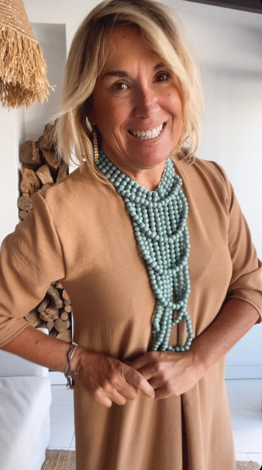 Collar jirafa aqua
