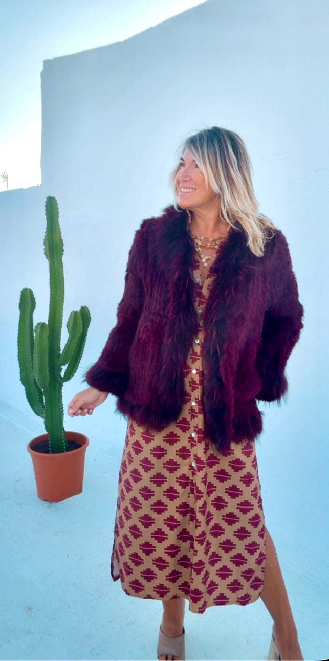 Vestido Sardinero camel