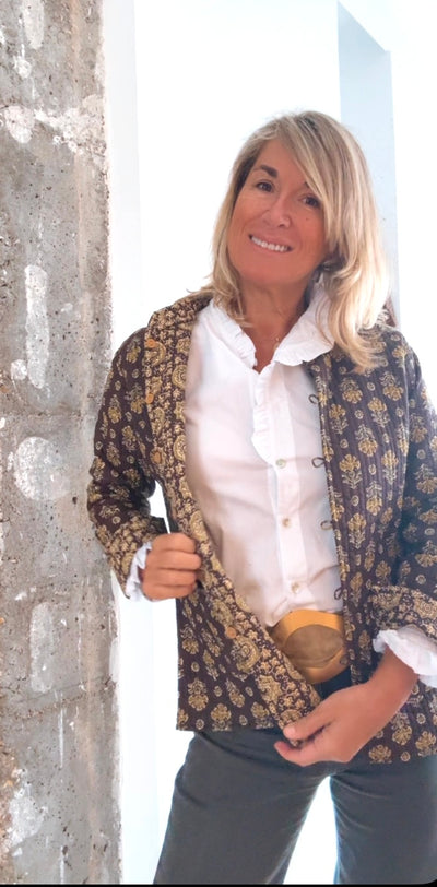 Chaqueta Coimbra choco