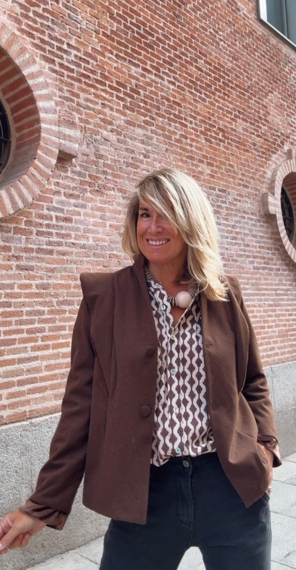 Chaqueta Braganza marron