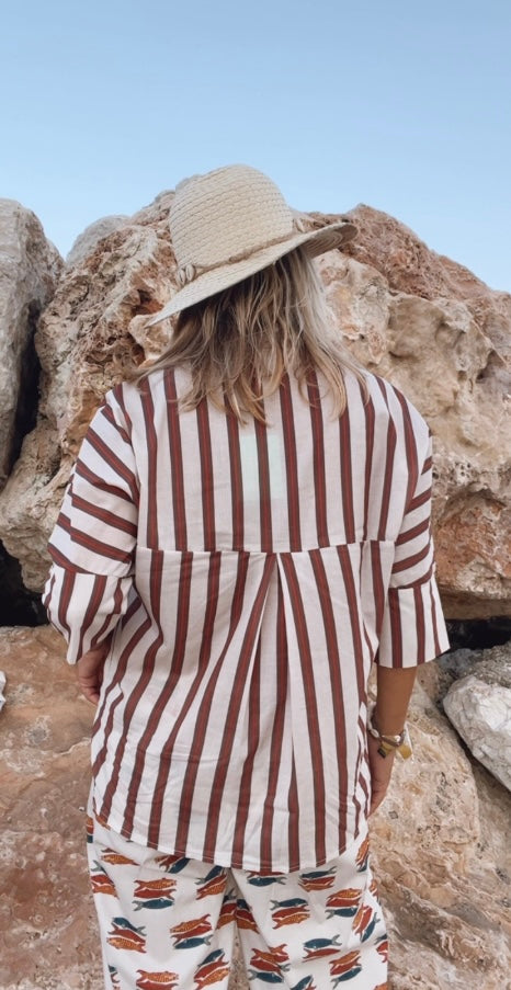 Camisa Petra marrón