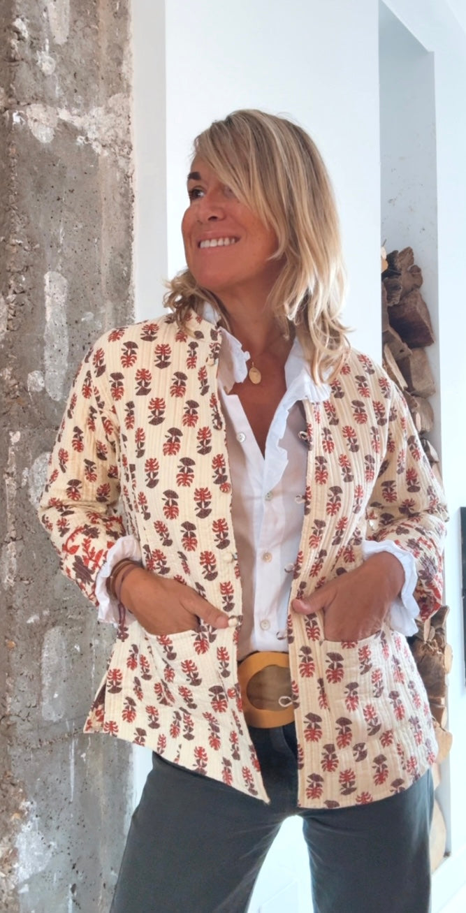 Chaqueta Coimbra beige