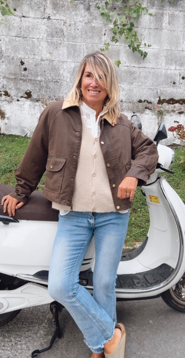 Chaqueta Quirós chocolate