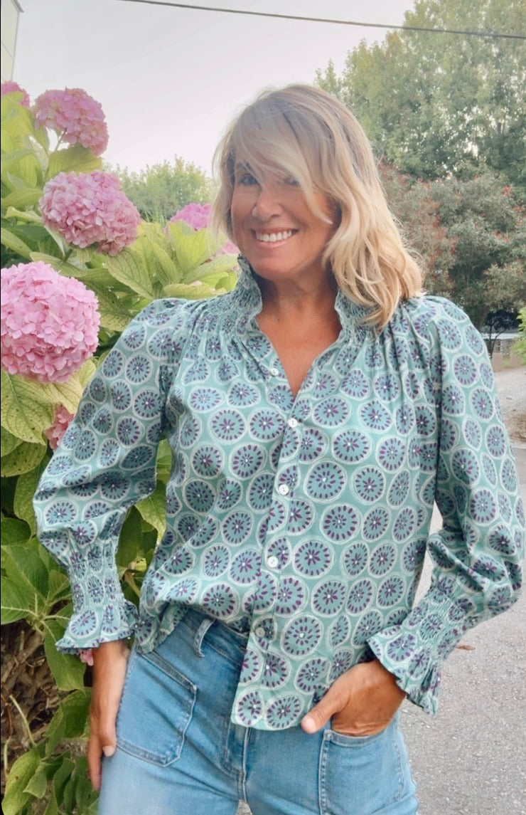 Blusa Llanes azul