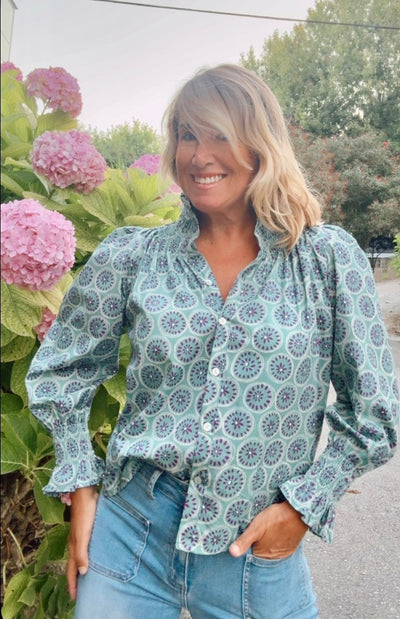 Blusa Llanes azul