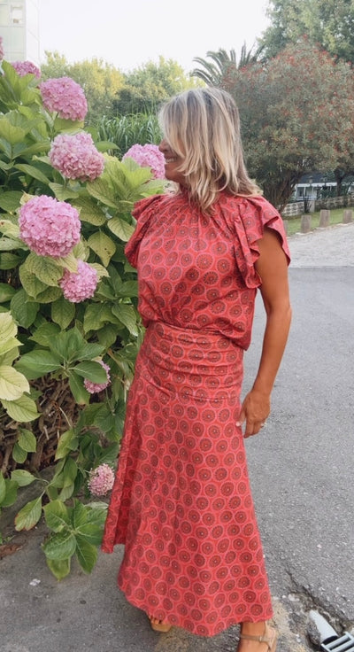 Blusa Candás buganvilla
