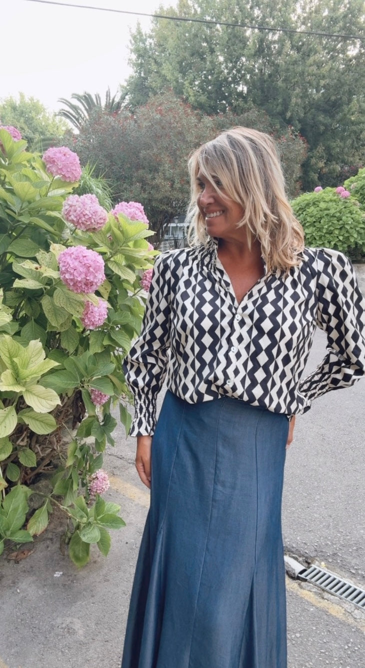 Blusa Llanes negro
