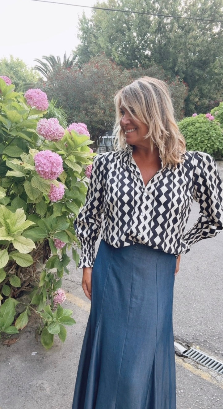 Blusa Llanes negro
