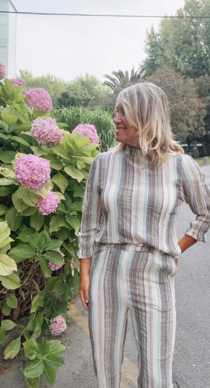 Blusa Narcea malva