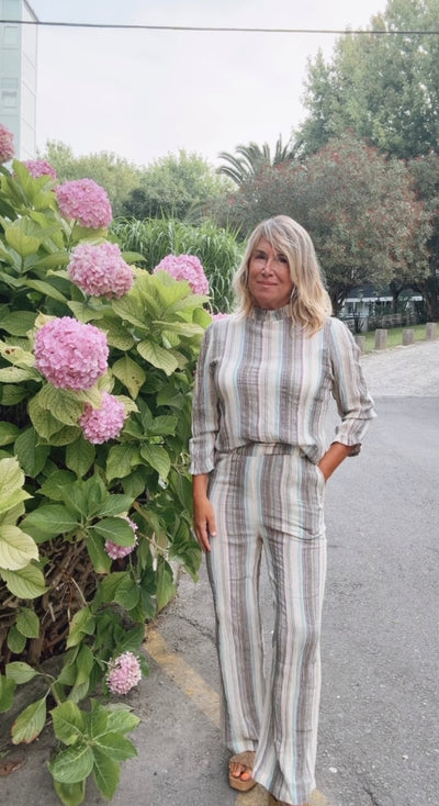 Blusa Narcea malva