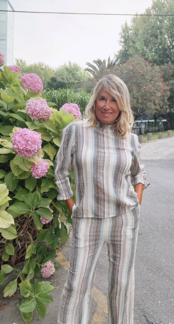 Blusa Narcea malva