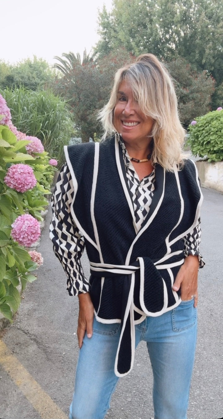 Blusa Llanes negro