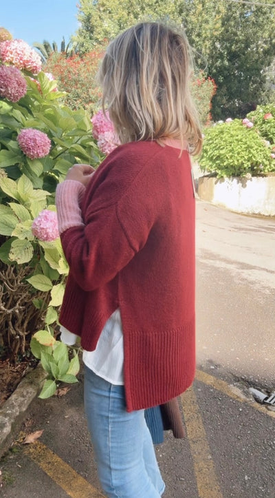 Chaqueta Ribadesella burdeos