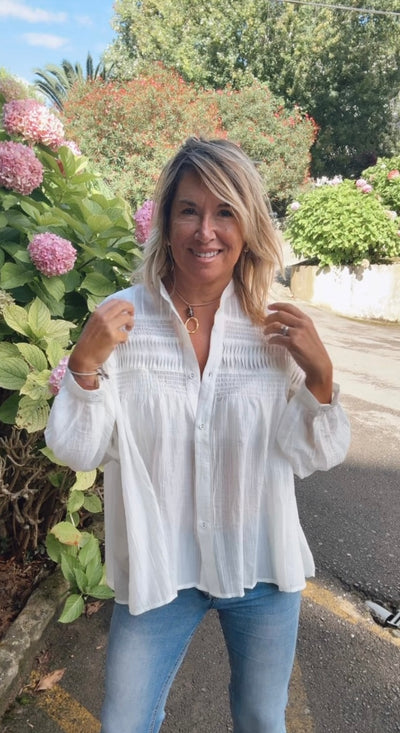 Camisa Proaza crema