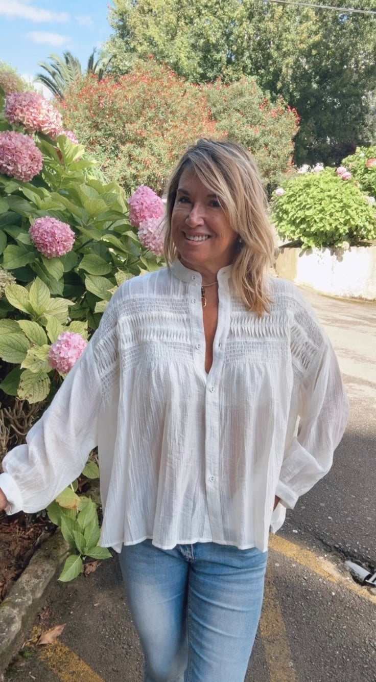 Camisa Proaza crema