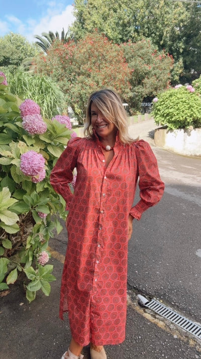 Vestido Sardinero rojo