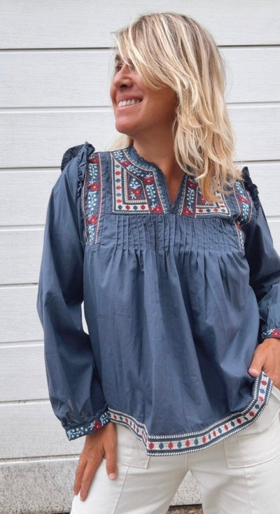 Blusa Castropol Marino